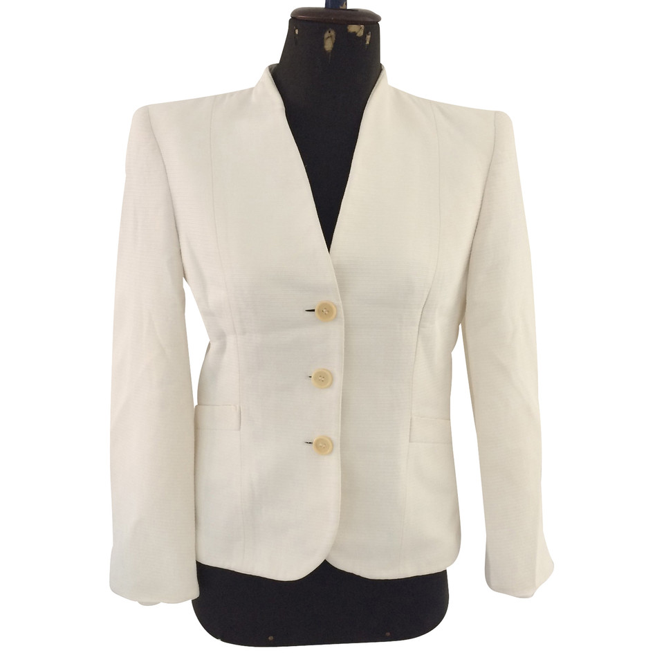 Giorgio Armani white Jacket - Buy Second hand Giorgio Armani white ...