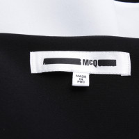 Alexander McQueen Blouse in zwart / wit