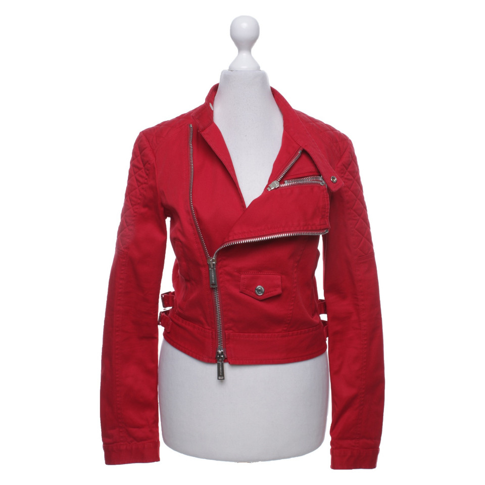 Dsquared2 Jacket / coat in red cotton