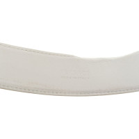 Versace Cintura in Pelle in Bianco
