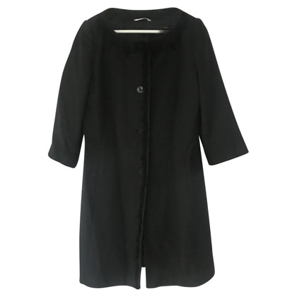 Piu & Piu Jacket/Coat Cotton in Black