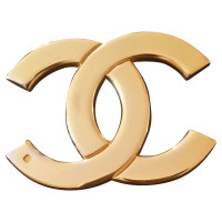 Chanel CC logo brooch