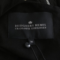 Andere Marke Designers Remix - Lederkleid in Schwarz