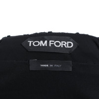 Tom Ford Langarmshirt mit Krokoleder
