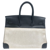 Hermès Birkin Bag 35 Leer in Blauw