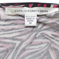 Diane Von Furstenberg Robe de soie Enveloppez