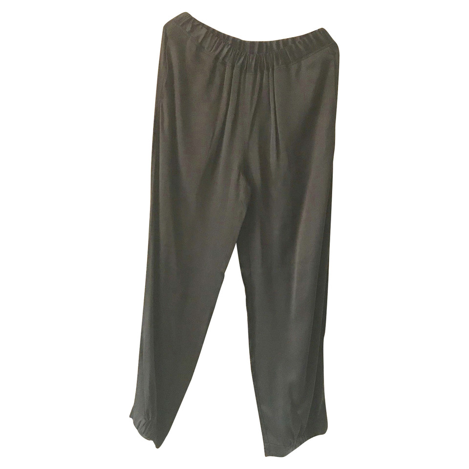 Mm6 By Maison Margiela Black trousers with elastic