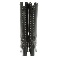 Jimmy Choo Bottes en Cuir en Noir