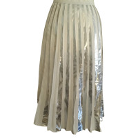 Patrizia Pepe Pleated skirt white / silver