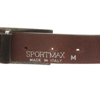 Sport Max Belt in dark brown