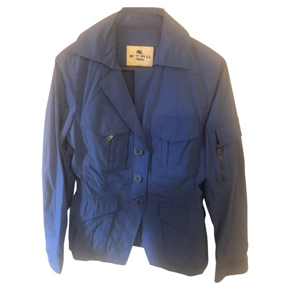 Etro Jacke/Mantel in Blau