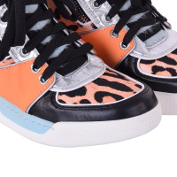 Dolce & Gabbana High-Top-Sneakers in Orange 