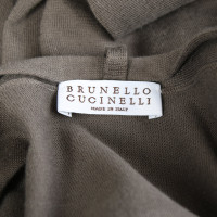 Brunello Cucinelli Cardigan en coton gris