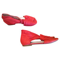 Maison Martin Margiela Sandals Leather in Red