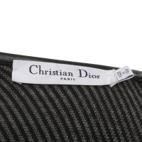 Christian Dior Jurk in zwart / grijs