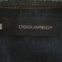 Dsquared2 Gilet di jeans in look usato