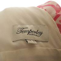 Temperley London zijden jurk patroon