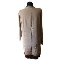 Brunello Cucinelli Vestito in Seta in Beige