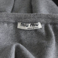 Miu Miu Pullover in Grau