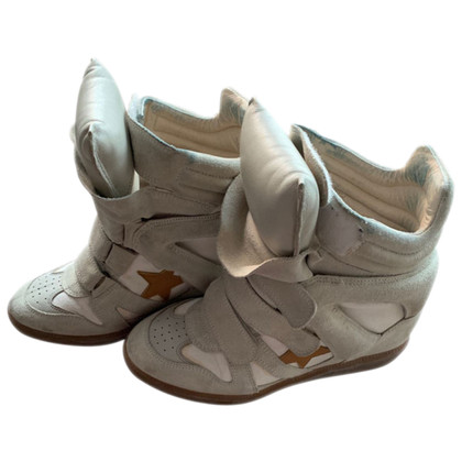 Isabel Marant Sneakers aus Wildleder in Beige