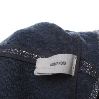 Humanoid Jacket in Zilver / Blauw