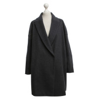 Fabiana Filippi cappotto di lana in grigio scuro