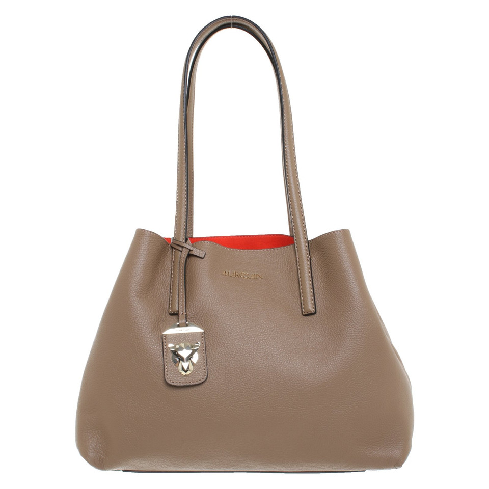 Marc Cain Shopper Leather in Brown