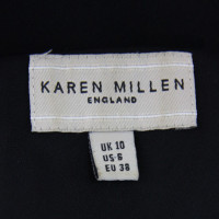 Karen Millen Top en soie en noir