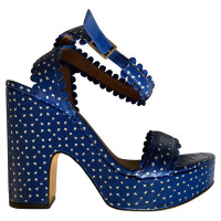 Tabitha Simmons Sandals Leather in Blue