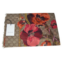 Gucci Echarpe/Foulard en Laine en Beige