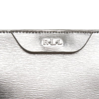 Ralph Lauren Handtasche aus Leder in Silbern