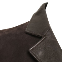 Hermès Reversible jacket in leather / suede