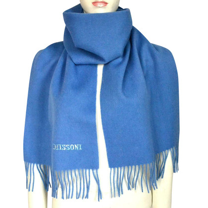 Missoni Scarf/Shawl Wool in Blue