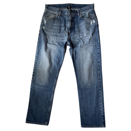 Alexander McQueen Jeans Katoen in Blauw