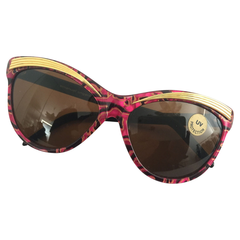 Emanuel Ungaro Lunettes de soleil en Rose/pink