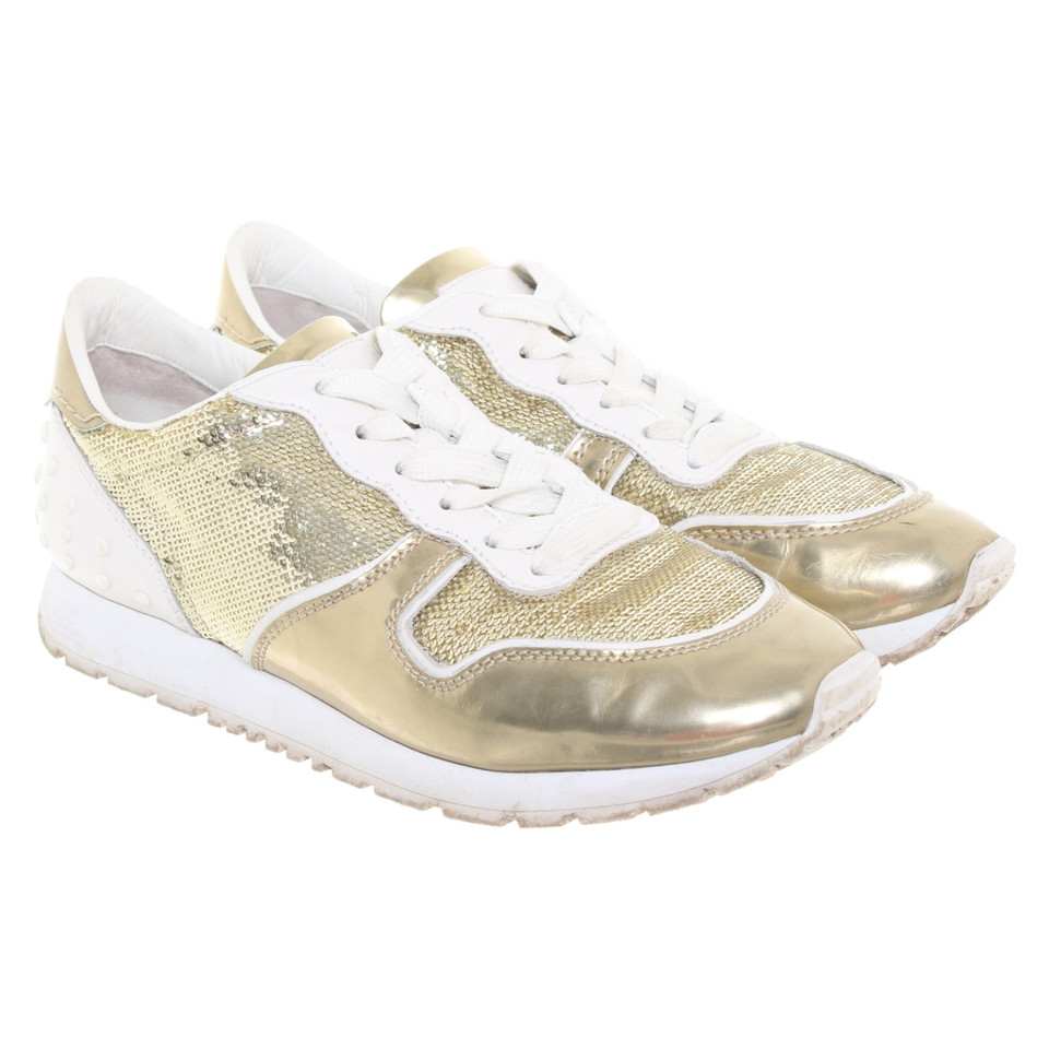 Tod's Trainers in Gold