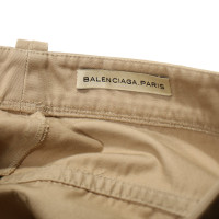 Balenciaga Hose aus Baumwolle in Beige