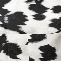 Balenciaga Top zwart/wit patroon