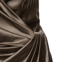 Reiss zijden jurk grijs