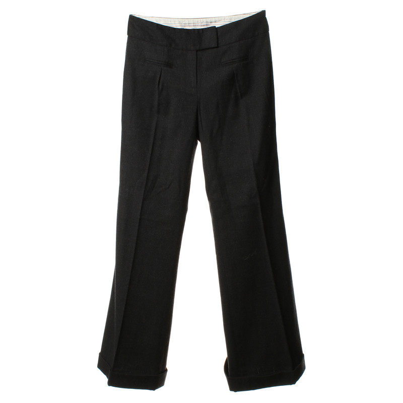 Diane Von Furstenberg Marlene trousers in dark grey  
