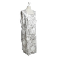 Hugo Boss Kleid in Weiß/Grau