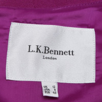 L.K. Bennett Potlood jurk met draperen
