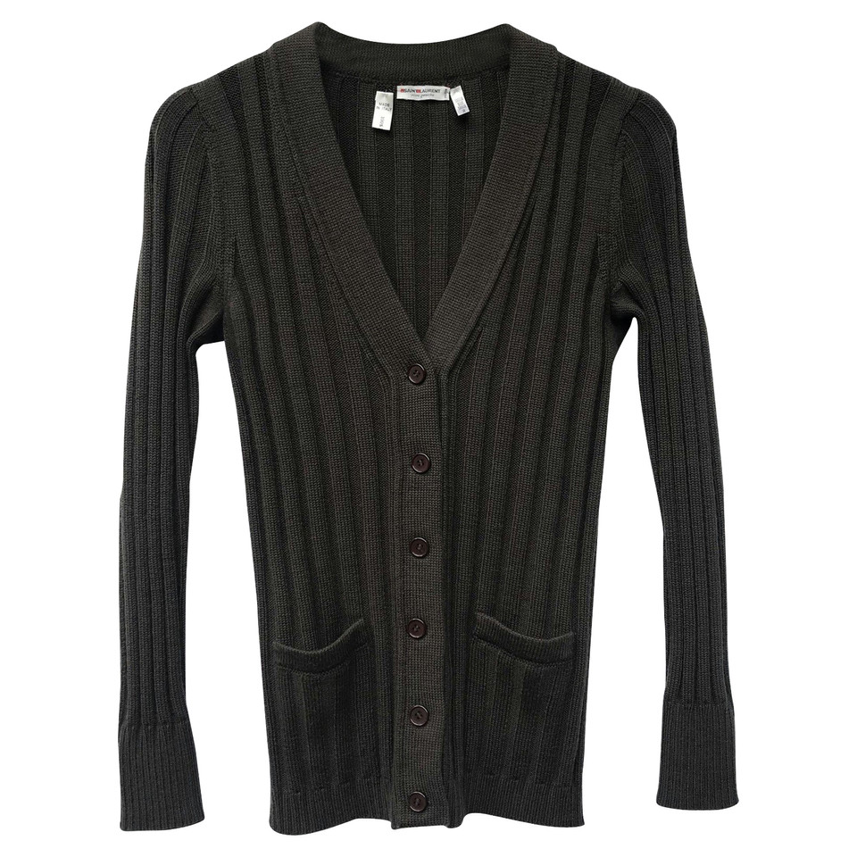 Yves Saint Laurent Knitwear Wool in Brown