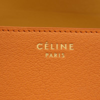 Céline Classic Bag Leer in Oranje