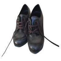 Hogan Lace-up shoes Leather in Grey
