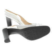 Tod's Slingback-Pumps in Weiß