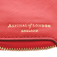 Aspinal Of London Bag/Purse Leather in Red