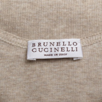 Brunello Cucinelli Top Knit in Beige
