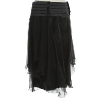 La Perla Silk skirt in black