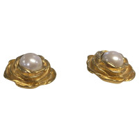 Givenchy Boucles d'oreilles clip avec perle décorative